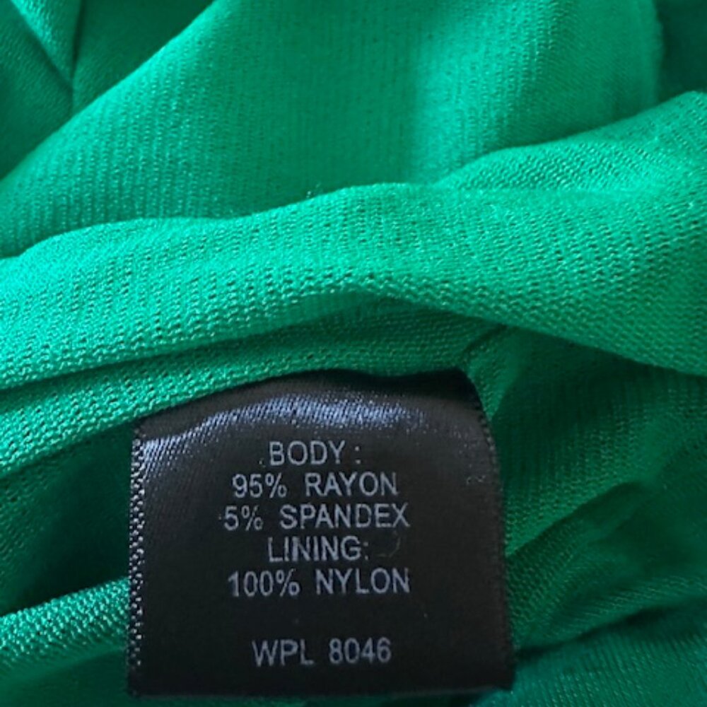 INC Elegant Green One-Shoulder Body-Con Dress 8549 NWT Boutique - Picture 7 of 10